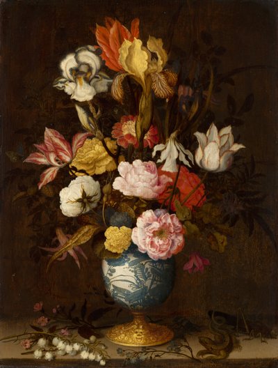 万里花瓶の花 作： Balthasar van der Ast